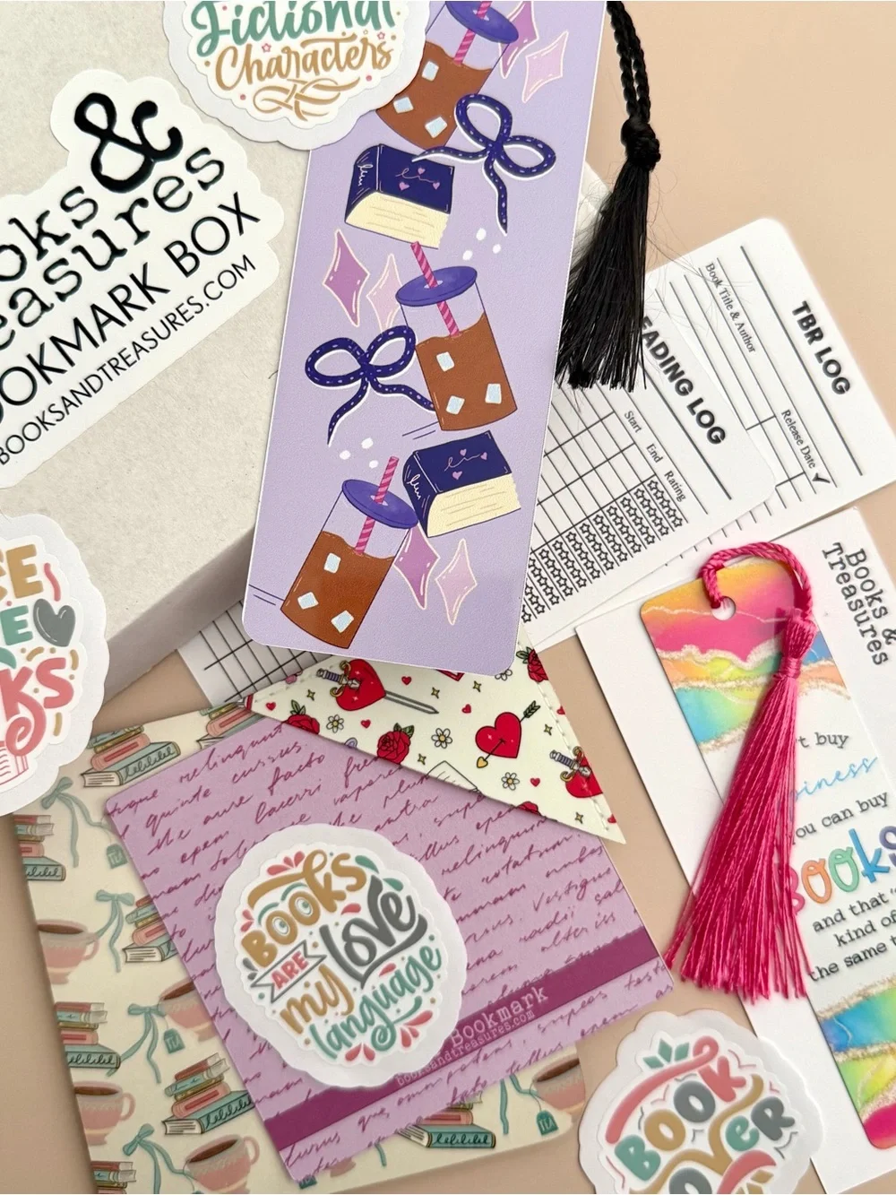Bookmark Mystery Box Grab Bag Handmade Bookmarks & Bookish Gifts